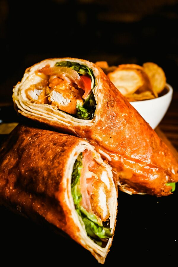 Cheese wrap pollo